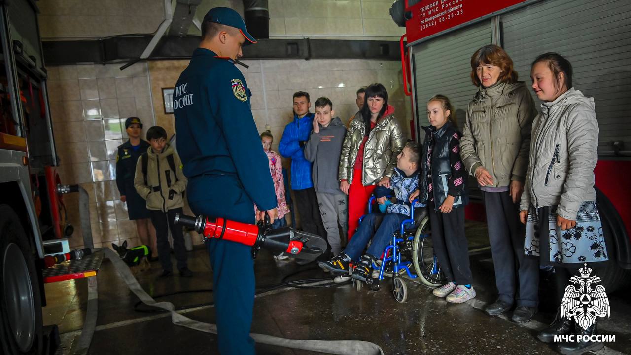 Детям напомнили правила пожарной безопасности